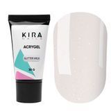 Акригель Kira Nails Acryl Gel Glitter Milk, 30 г в інтернет магазині Beauty Hunter