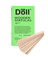 Шпатели деревянные для депиляции Doll, 100 шт в интернет магазине Beauty Hunter