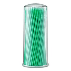 Microbrushes in a tube Turquoise size M, 100 pcs