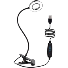 Кольцевая лампа мини с креплением для стола на USB подключении в интернет магазине Beauty Hunter