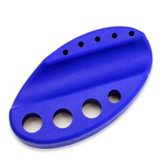 Silicone stand for tattoo machine and caps, blue