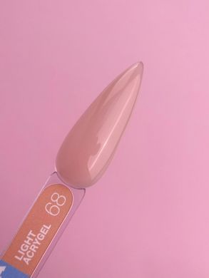 Гель Luna Moon для зміцнення, вирівнювання та донарощування нігтів Light Acrygel #68 13 мл в інтернет магазині Beauty Hunter