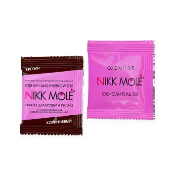 Nikk Mole Farba do brwi i rzęs Brown - saszetka + utleniacz, 5g w sklepie internetowym Beauty Hunter
