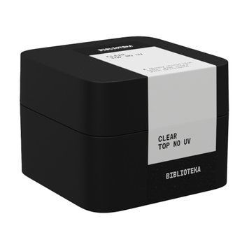 Топ Biblioteka без липкого слоя и с УФ-фильтров CLEAR TOP UV, 30 мл в интернет магазине Beauty Hunter