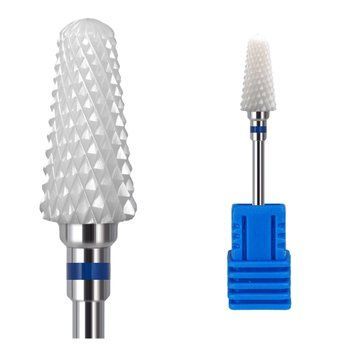Frez ceramiczny Kraken Nails zaokrąglony stożek z niebieskim szlifem w sklepie internetowym Beauty Hunter