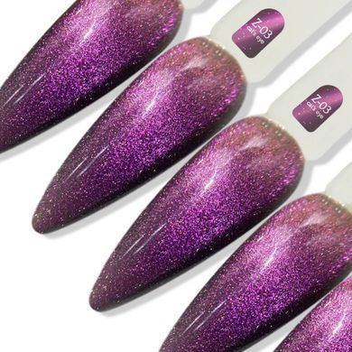 Гель-лак Adore Professional для ногтей Gel Polish "кошачий глаз" Reflective Z-03 8 мл в интернет магазине Beauty Hunter