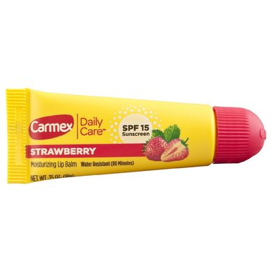 Therapeutic lip balm Carmex Moisturizing Lip Balm Strawberry, tube 10 g