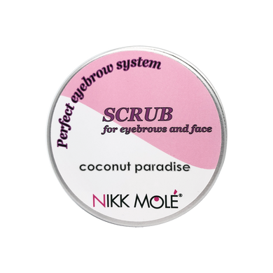 Nikk Mole Скраб для бровей и лица Coconut Paradise, 100 мл в интернет магазине Beauty Hunter