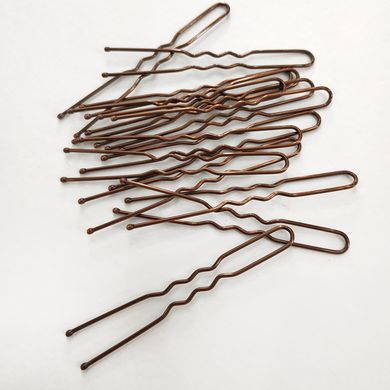 Hairpins in a box InStyle Copper 6 cm 48 pcs