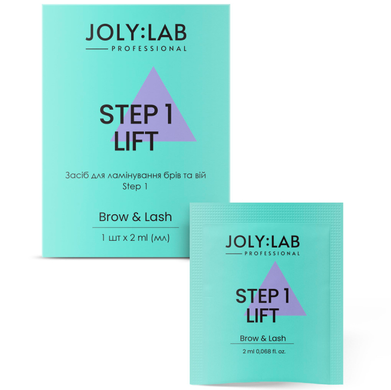 JolyLab Kompozycja do laminacji brwi i rzęs Krok nr 1, 2 ml w sklepie internetowym Beauty Hunter