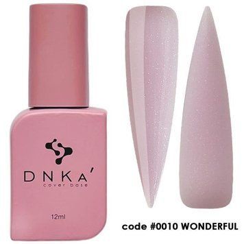 База DNKa' камуфлирующая Cover Rubber Base French №0010 Wonderful 12 мл в интернет магазине Beauty Hunter