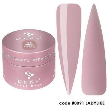 База DNKa' камуфлирующая в банке Cover Rubber Base French №0091 Ladylike 30 мл в интернет магазине Beauty Hunter