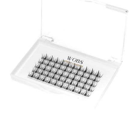 WobS Накладные пучковые ресницы 200шт Wobs Fairy Lashes , 20D 5 лент пучки, размер 10 mm в интернет магазине Beauty Hunter