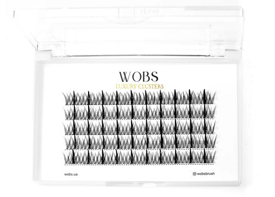 WobS False bundle eyelashes 200pcs Wobs Fairy Lashes, 20D 5 ribbon bundles, size 10 mm