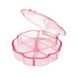 Container organizer round, 6 sections, pink 2 of 2
