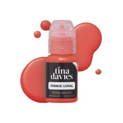 Perma Blend x Tina Davies Lip Tattoo Pigment z ołówkiem, Orange Coral, 15ml w sklepie internetowym Beauty Hunter