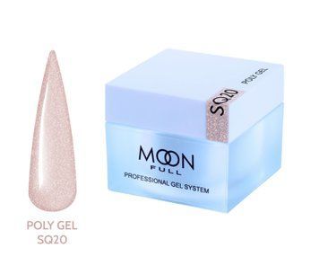 Полигель Moon Full для наращивания ногтей Poly Gel №SQ20 30 мл в интернет магазине Beauty Hunter