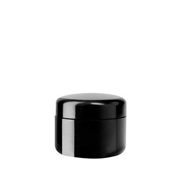 Słoik plastikowy z membraną, czarny, 5 ml w sklepie internetowym Beauty Hunter