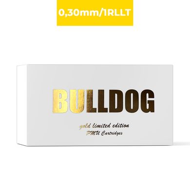 Bulldog Набор картриджей для татуажа GOLD Limited for PMU 0,30/1RLLT, 10 шт в интернет магазине Beauty Hunter