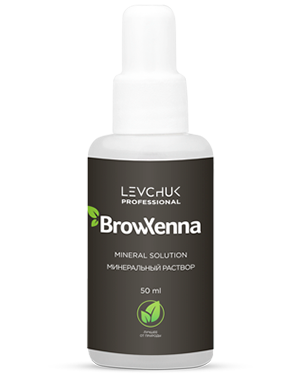 Mineral solution for breeding henna BROWXENNA® (brow henna)