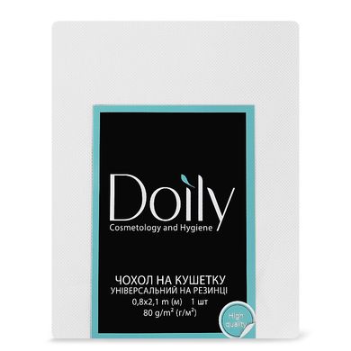 Doily Чехол на кушетку универсальный с резинкой 80 г/м2, белый в интернет магазине Beauty Hunter