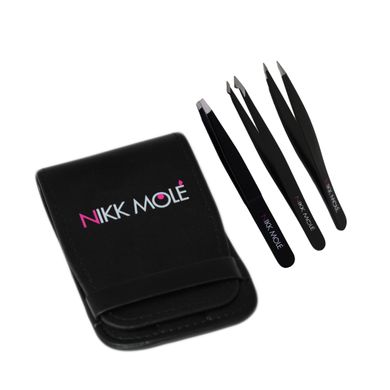 Фірмовий чохол Nikk Mole для 3 пінцетів в інтернет магазині Beauty Hunter