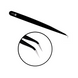 Innovator Cosmetics Eyelash/Eyebrow tweezers ultra-thin curved 2 of 2