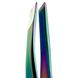 Zola Professional tweezers for eyebrows, beveled, RAINBOW 2 of 2