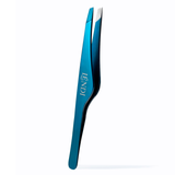 Lendi beveled eyebrow tweezers (Blue)