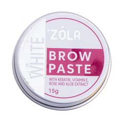 Zola Паста для брів Біла Brow Paste white, 15 г в інтернет магазині Beauty Hunter