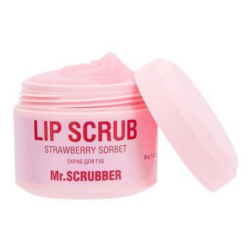 Cкраб для губ Mr.SCRUBBER Lip Scrub Strawberry Sorbet с ароматом клубничного сорбета 35 г в интернет магазине Beauty Hunter
