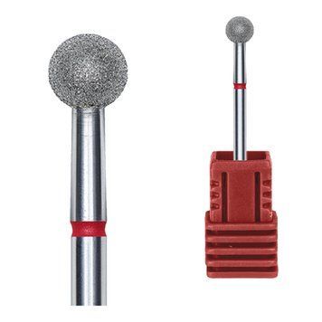 Obcinacz do paznokci Kraken w kształcie diamentowej kulki z czerwonym nacięciem 5,0*4,8 mm w sklepie internetowym Beauty Hunter