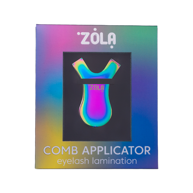 Zola Metallic Eyelash Lamination Comb Applicator Rainbow