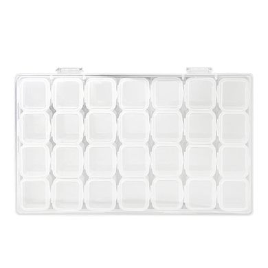 Organizer box for 28 sections