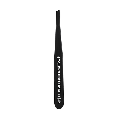 Staleks Eyebrow tweezers Expert 11 Type 4B (narrow beveled edges)