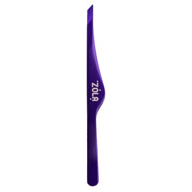 Zola Professional tweezers for eyebrows, beveled, VIOLET