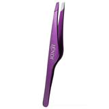 Lendi beveled eyebrow tweezers, Violet