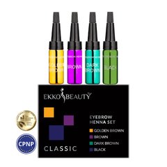 Ekkobeauty Henna zestaw 4 odcieni, Classic w sklepie internetowym Beauty Hunter