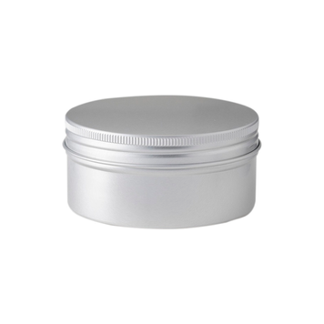 Słoik aluminiowy, srebrny, 200 ml w sklepie internetowym Beauty Hunter