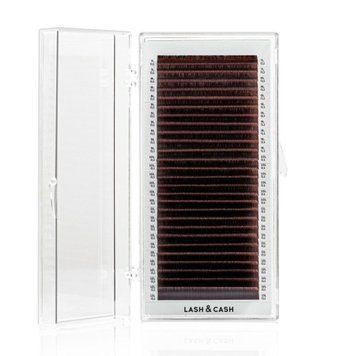 Sculptor velvet brown Lash&Cash mix eyelashes, 28 lines