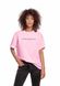 T-shirt różowy I BEAT HUNTER, fioletowy nadruk 1 z 2