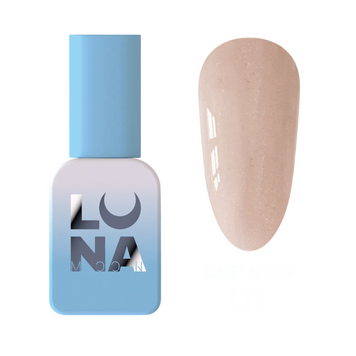 Lakier hybrydowy Luna Moon do pedicure, jednofazowy, One Step, #1, 8 ml w sklepie internetowym Beauty Hunter