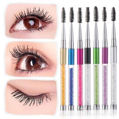 Pędzel do brwi i rzęs w opakowaniu Diamond, niebieski w sklepie internetowym Beauty Hunter
