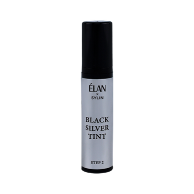 ELAN x Sylin Eyelash and eyebrow tint with encapsulated silver, Black Silver Tint, Step 2, 10 ml