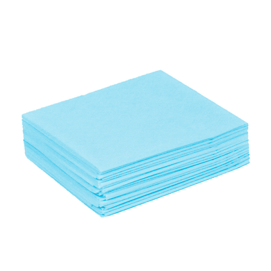 Non-woven antibacterial sheet 80*180 cm, Blue, 10 pcs