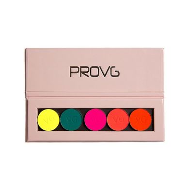 PROVG Eyeshadow Palette Set 5 refills Neon Splash