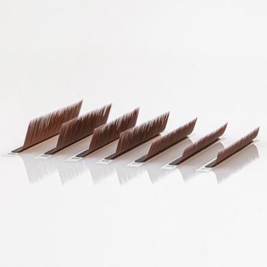 Eyelashes Sculptor Lash, Velvet Brown, CC - 0.10 - 7&ndash;13 mm, 28 rows
