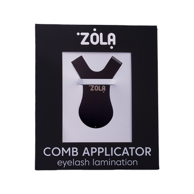 Zola Metallic Eyelash Lamination Applicator Comb Black