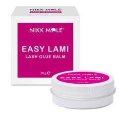 Nikk Mole Eyelash lamination glue Easy lami lash glue balm, 20g