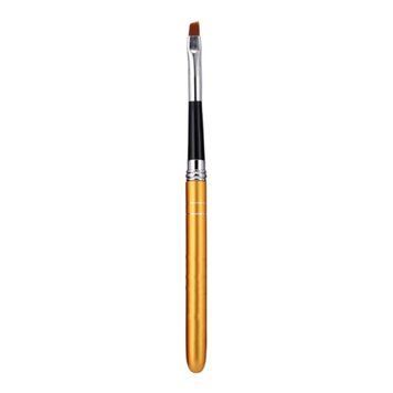Yellow nail art brush